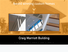 Tablet Screenshot of craigmarriottbuilding.com.au